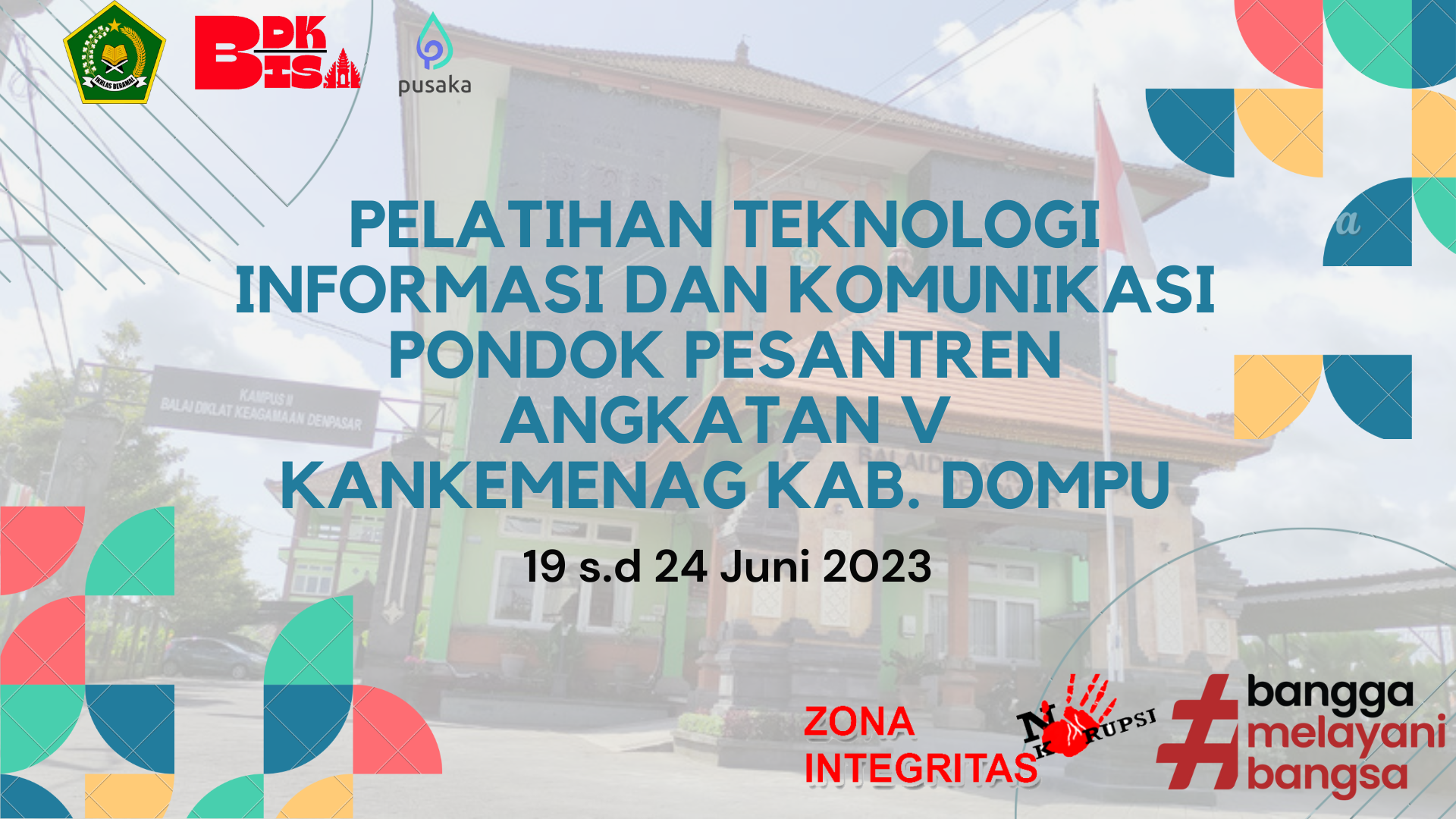 Pelatihan Teknologi Informasi dan Komunikasi Pondok Pesantren Angkatan V Kankemeang Kab. Dompu