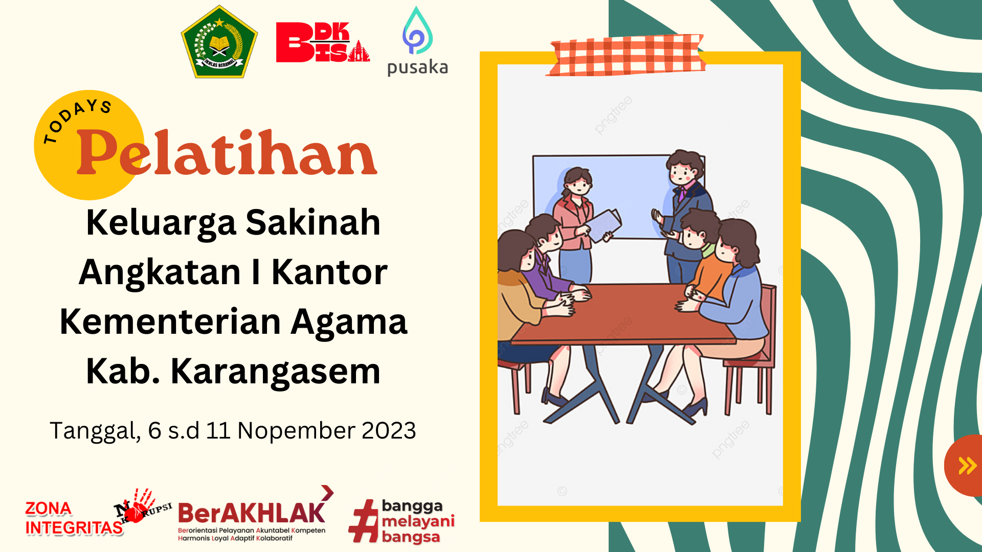 Pelatihan Keluarga Sakinah Angkatan I Kantor Kementerian Agama Kabupaten Karangasem