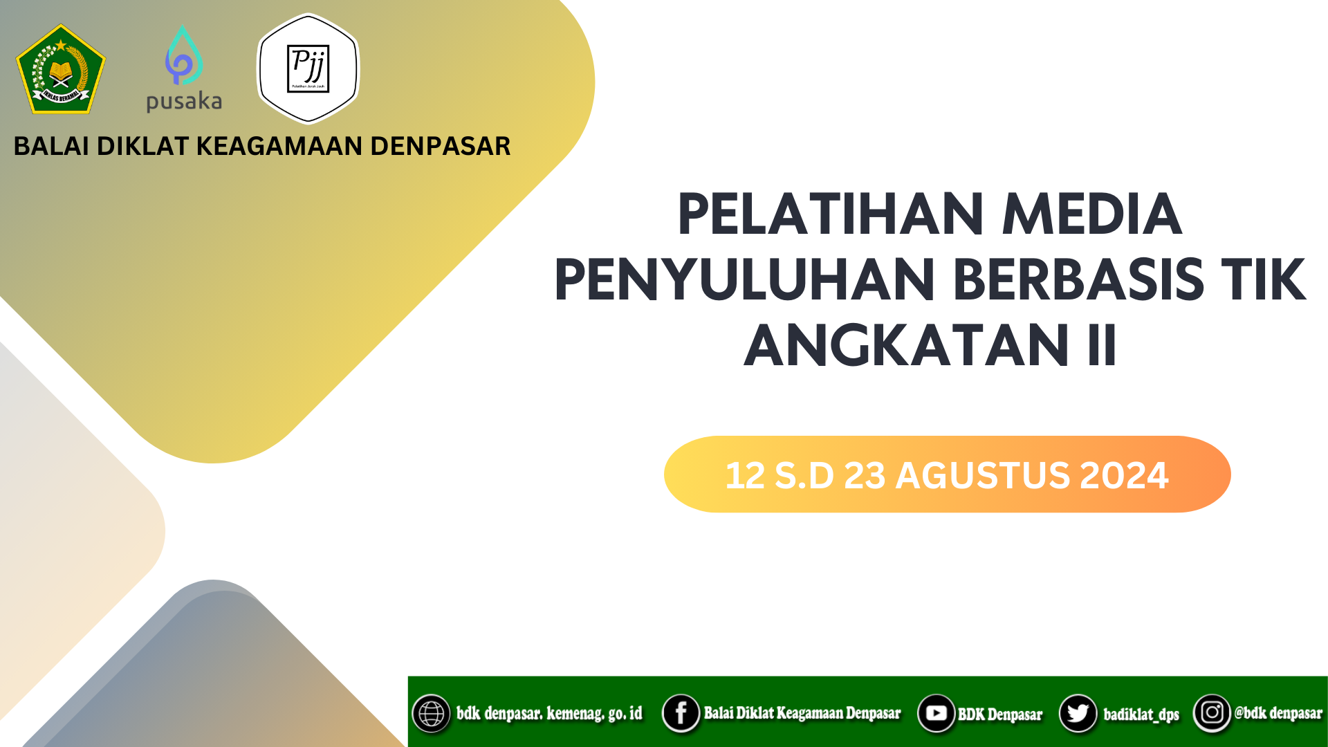 Pelatihan Media Penyuluhan Berbasis TIK Angkatan II