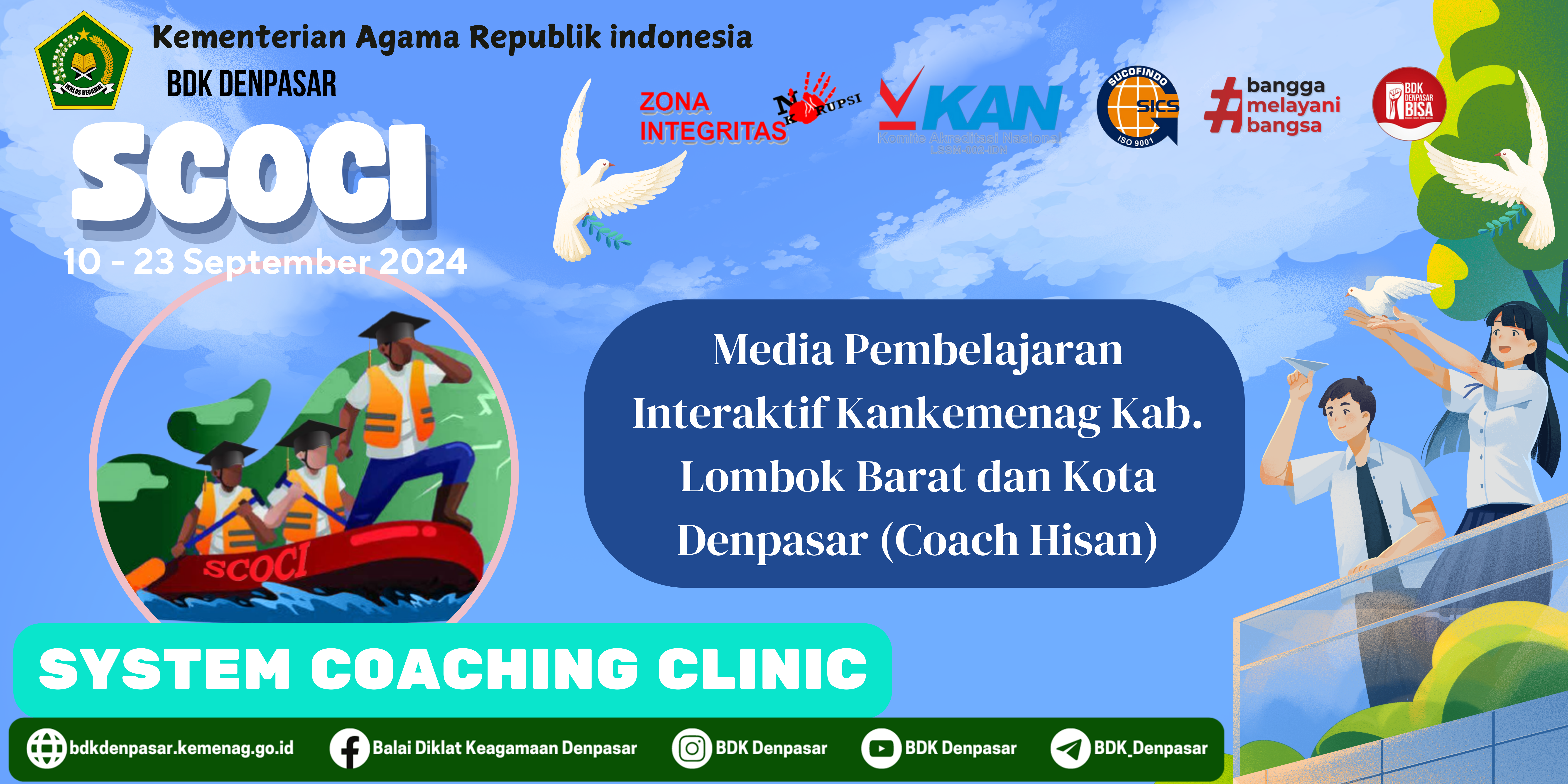 Media Pembelajaran Interaktif Kankemenag Kab. Lombok Barat dan Kota Denpasar (Coach Hisan)