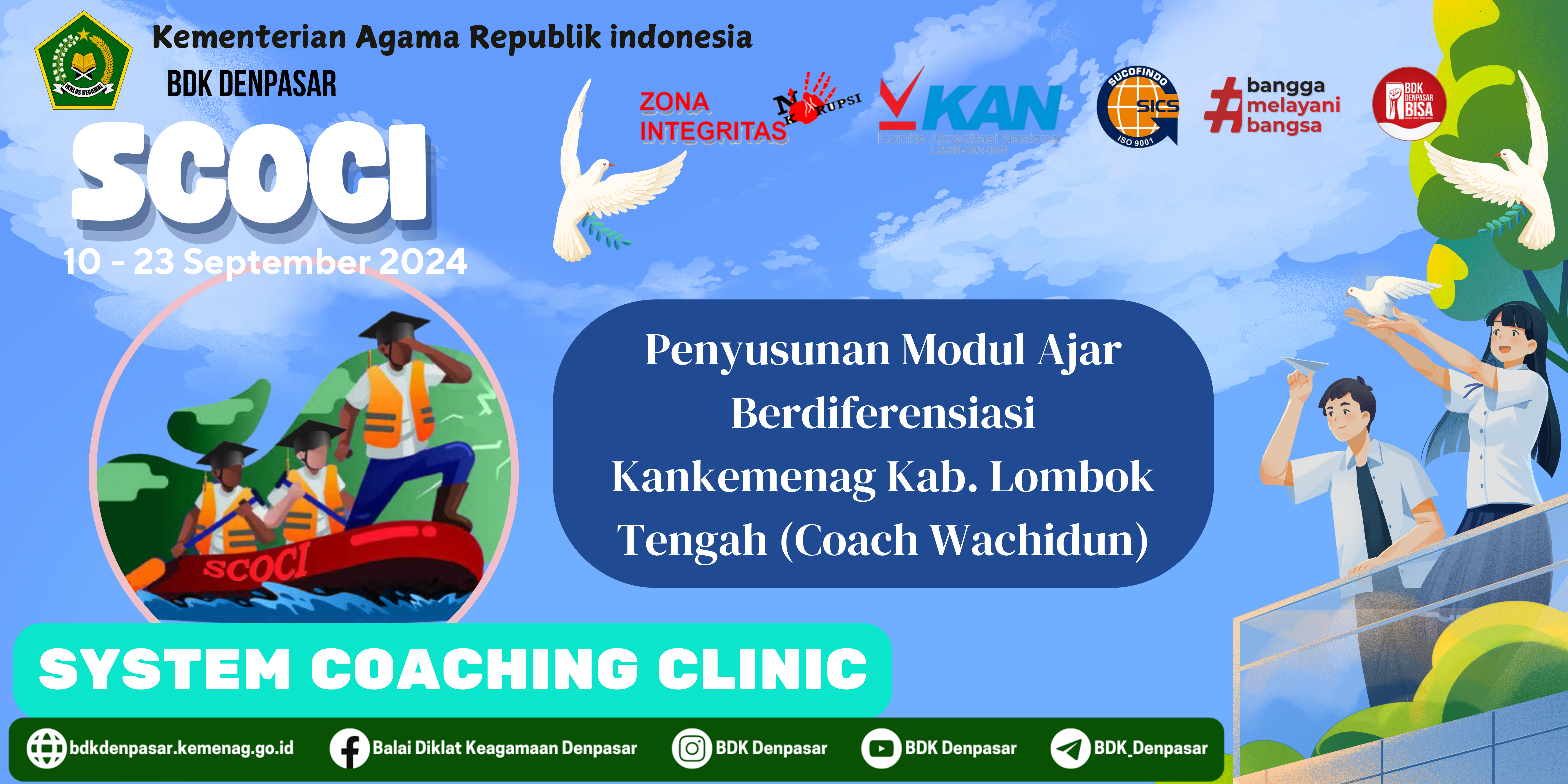 Penyusunan Modul Ajar Berdiferensiasi Kankemenag Kab. Lombok Tengah (Coach Wachidun)